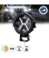 GLOBOSTAR® JEEPPRO 85416 Προβολάκι LED 45W 4500lm 30° DC 9-36V Αδιάβροχο IP68 Ρυθμιζόμενο Λευκό CCT - CREE COB Chip - Μ17.5x Π8.5 x Υ20cm - 2 Χρόνια Εγγύηση